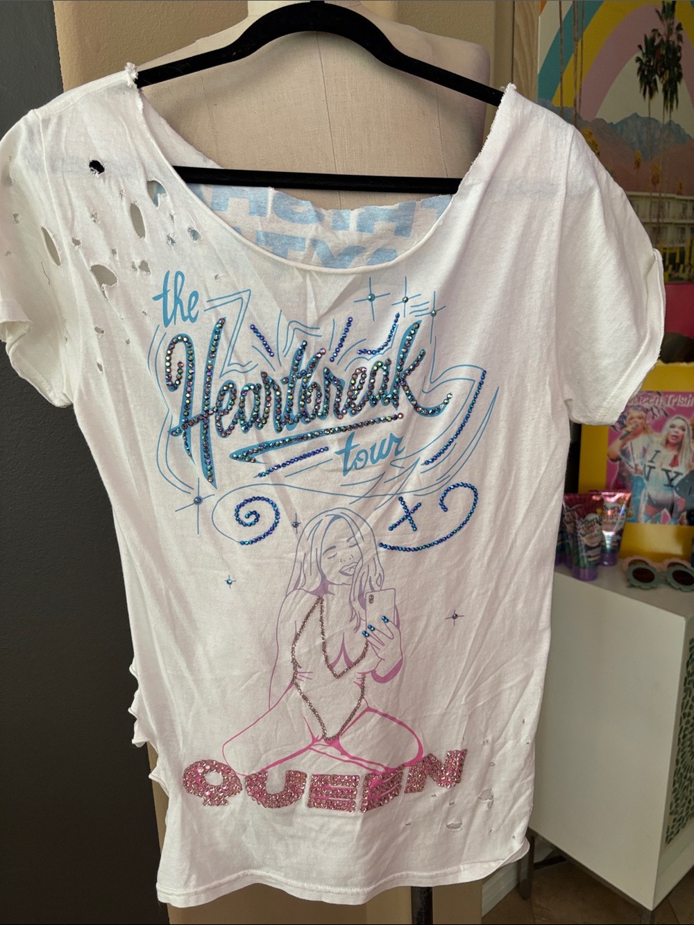 Trisha’s “The Heartbreak Tour” Bling Distressed Tee